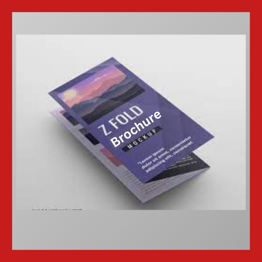 z fold brochure