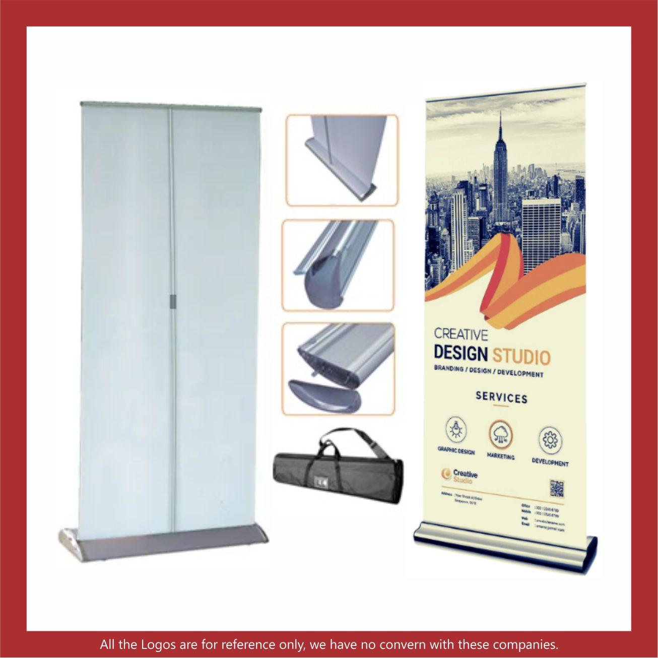 customized luxury standees